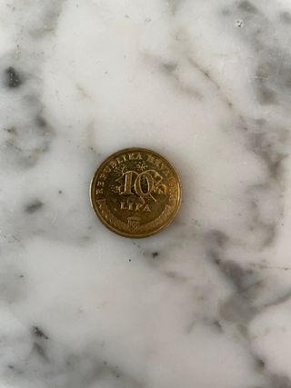 Moneda 10 Lipa Croacia Republika Hrvatska
