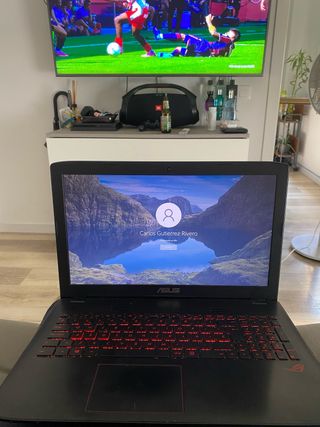 Ordenador Gaming Asus Negro/Rojo