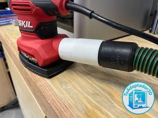 Adaptador lijadora Skil a aspiradora Festool
