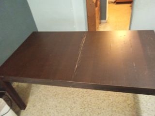 Mesa extensible de madera