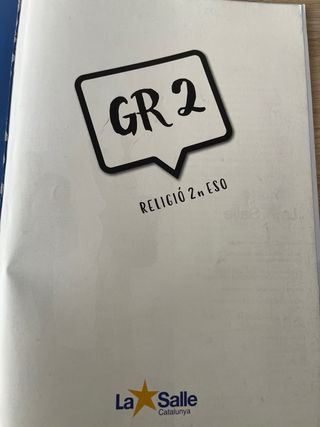 GR 2 Religió 2n ESO