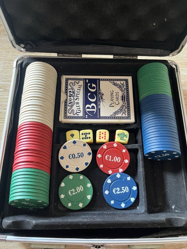 Maletín de Póker con Cartas y Fichas