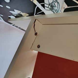 Mesa de escritorio de cristal