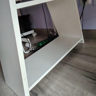 Mesa de escritorio de cristal