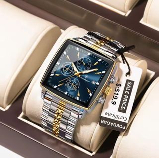 Reloj POEDAGAR Hombre Oro y Plata