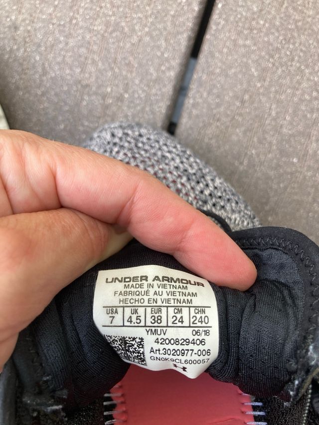 Under Armour Calzado Deportivo Negro