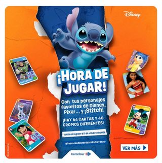 Cromos Hora de Jugar Disney Carrefour