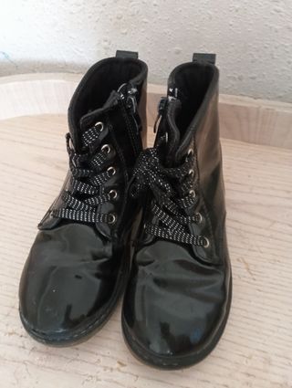 Botas charol piel niña nº 30