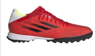 Botas de fútbol multitacos Adidas Rojas