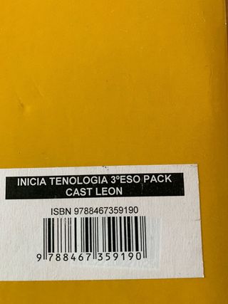 Inicia Tecnología 3.º ESO. Libro del alumno. Ca...