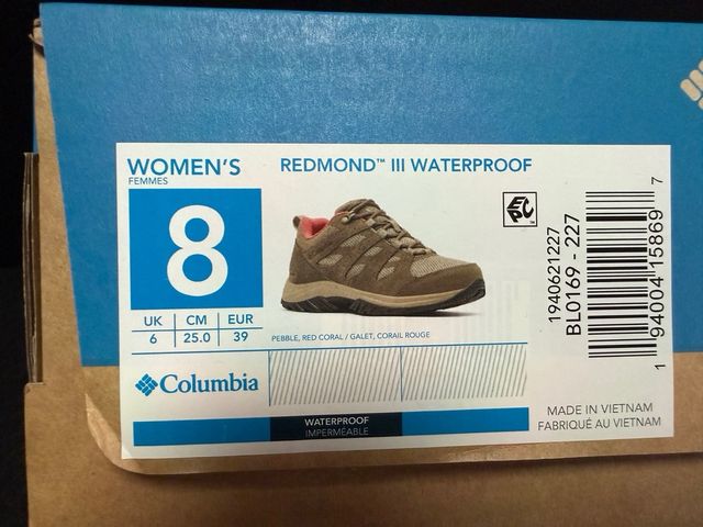Zapatillas Columbia Redmond 3 WP T39