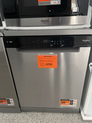 Lavavajillas Whirlpool Inox 3 Bandejas Clase C