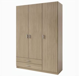 Armario blanco de madera