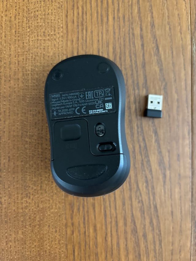 Ratón Inalámbrico Logitech Gris