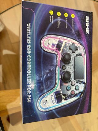 Mando PS4 Inalámbrico Transparente