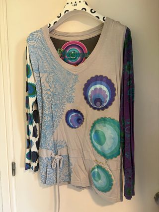 Camiseta Desigual Talla L Multicolor