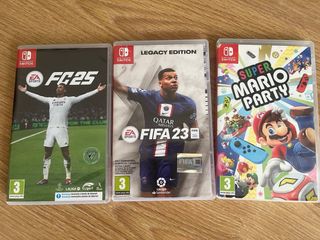 Nintendo Switch con 2 mandos y 5 juegos