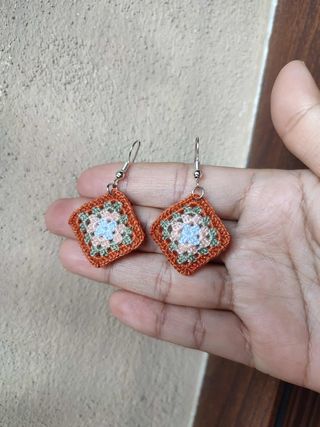 Orecchini uncinetto fatti a mano