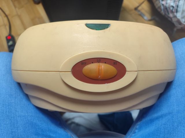 Calentador de parafina naranja