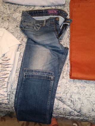 Pantalón Piel de Toro Caballero Azul