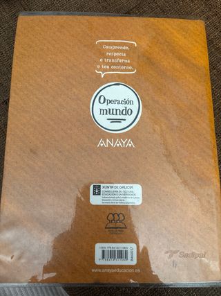 libro de gallego 1 Bachiller , Anaya