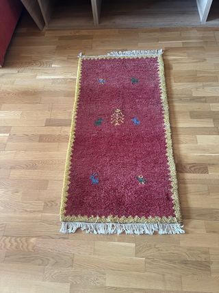2 alfombras para pie de cama