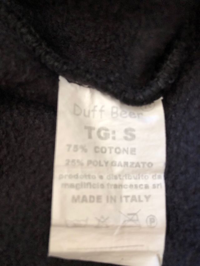 Felpa con cappuccio e zip Duff