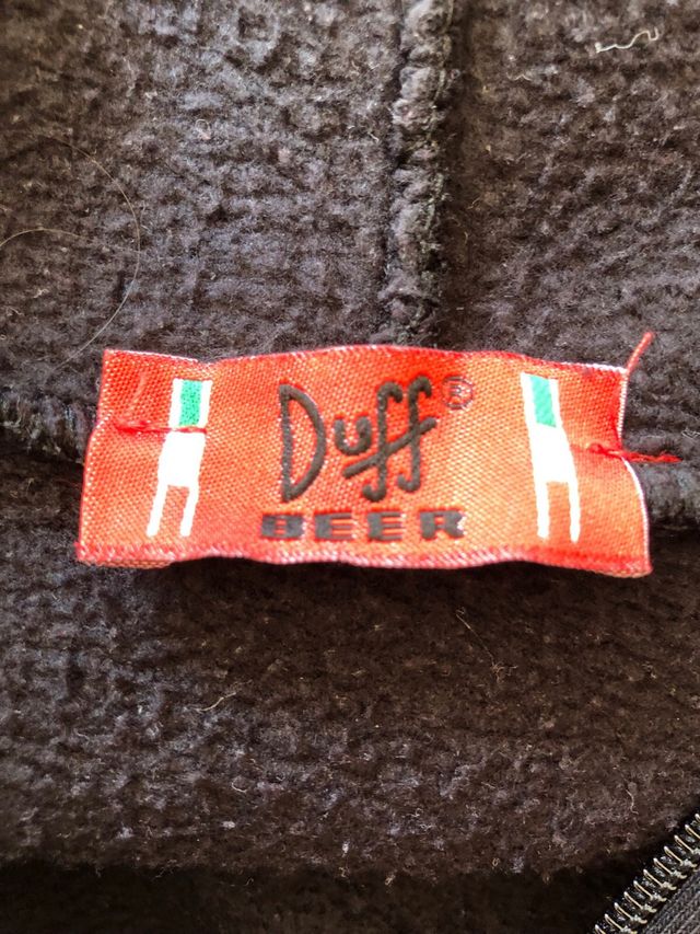 Felpa con cappuccio e zip Duff