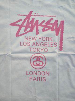 Camiseta Stussy Blanca