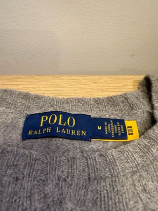 Jersey Polo Ralph Lauren Gris Cable Knit