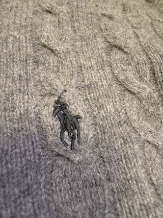 Jersey Polo Ralph Lauren Gris Cable Knit