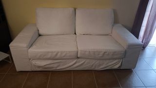 Sofá 2 plazas blanco Ikea