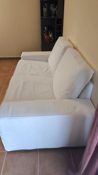 Sofá 2 plazas blanco Ikea