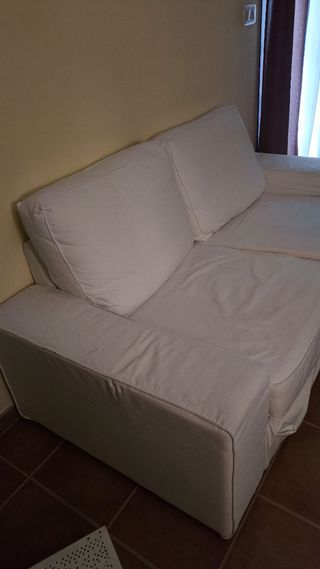Sofá 2 plazas blanco Ikea