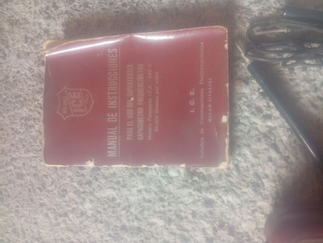 Tester Milano ICE 660 C,multímetro retro vintage