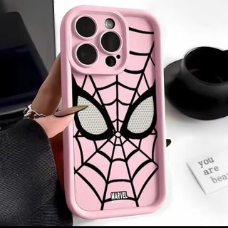 Funda Spiderman iPhone Verde y Rosa
