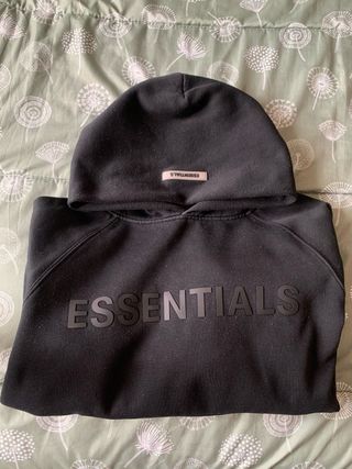 Sudadera ESSENTIALS Negra Talla S