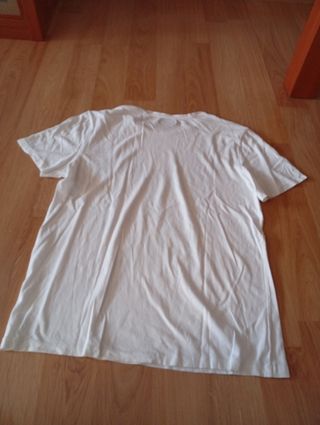 Camiseta Zara Man Blanca con Águila
