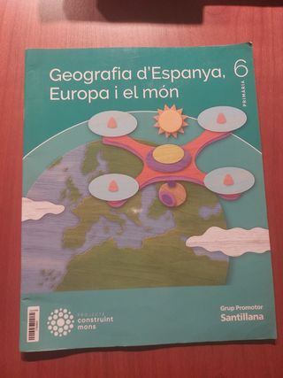GEOGRAFIA D'ESPANYA , EUROPA I EL MON, 6 PRIMARIA