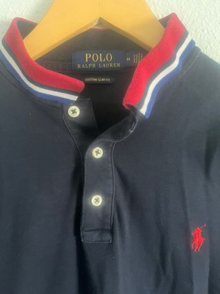 Polo Ralph Lauren Manga Larga Azul