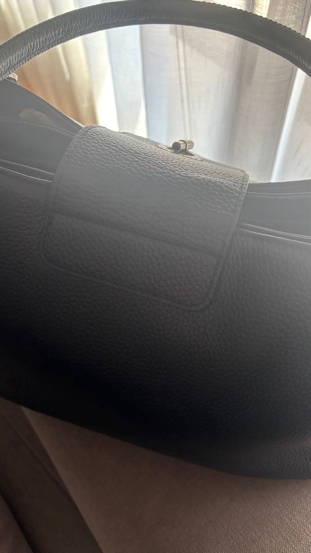 Bolso de piel Lamarthe negro