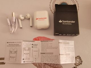 Auriculares Estéreo Inalámbricos Blancos