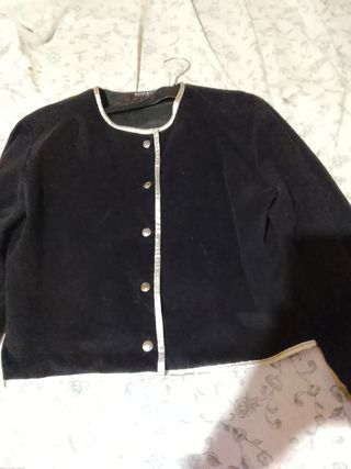 Torera terciopelo y plata Talla M