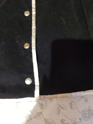 Torera terciopelo y plata Talla M