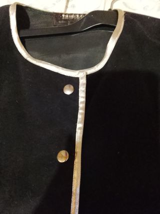 Torera terciopelo y plata Talla M