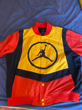 Chaqueta Bomber Jordan Sport DNA Knit Amar/Roj