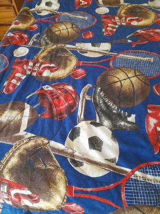 Plaid o Coperta per bambini con stampe sportive 