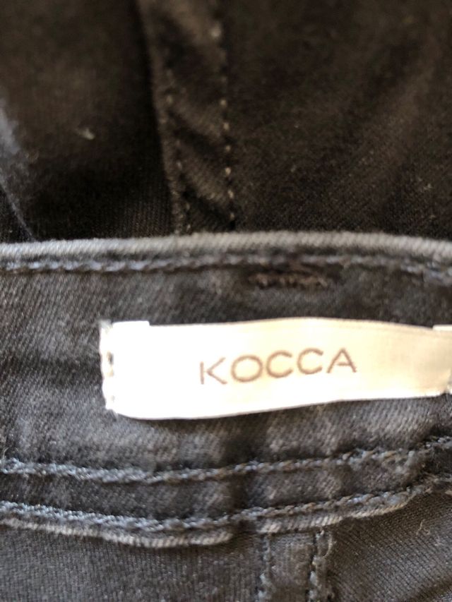 Jeans neri con decoro laterale taglia 27