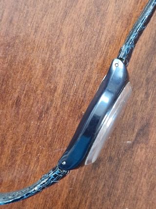 Swatch Crono Pelle Vintage Blu Alla Frutta