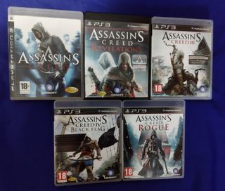 Pack 5 Juegos Assassin's Creed PS3